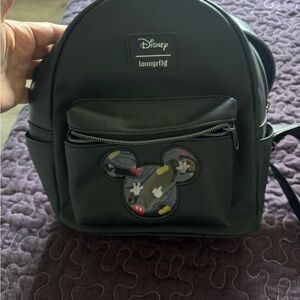 Disney Loungefly Mickey Mouse Pin Collector Mini Backpack